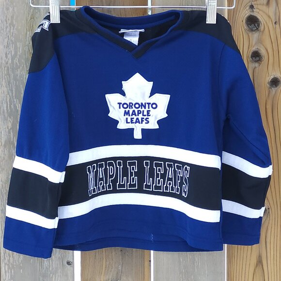 CUTE TORONTO MAPLE LEAFS NHL Jersey Boys Size 6 - Picture 1 of 6